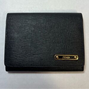 Fendi black card‎ holder/case